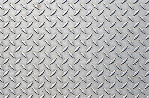 Teardrop Patterned Sheet Metal